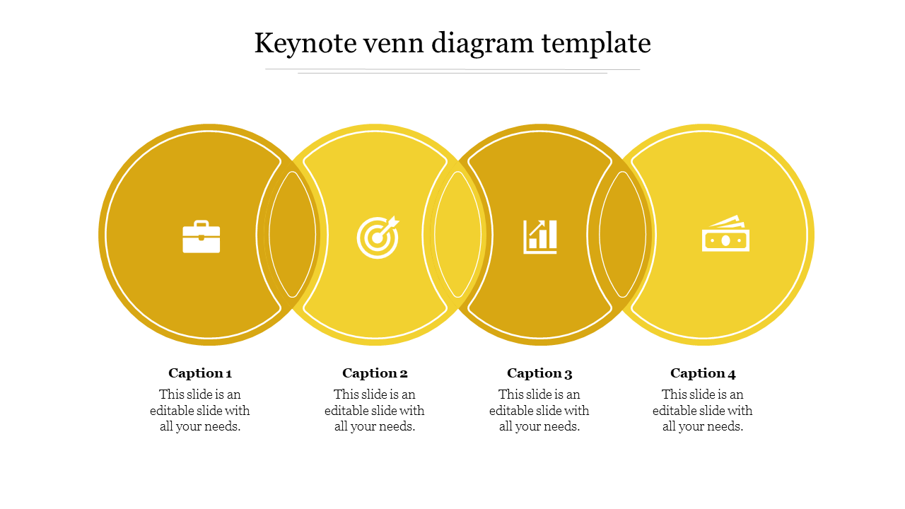 Free keynote venn diagram template-4-Yellow